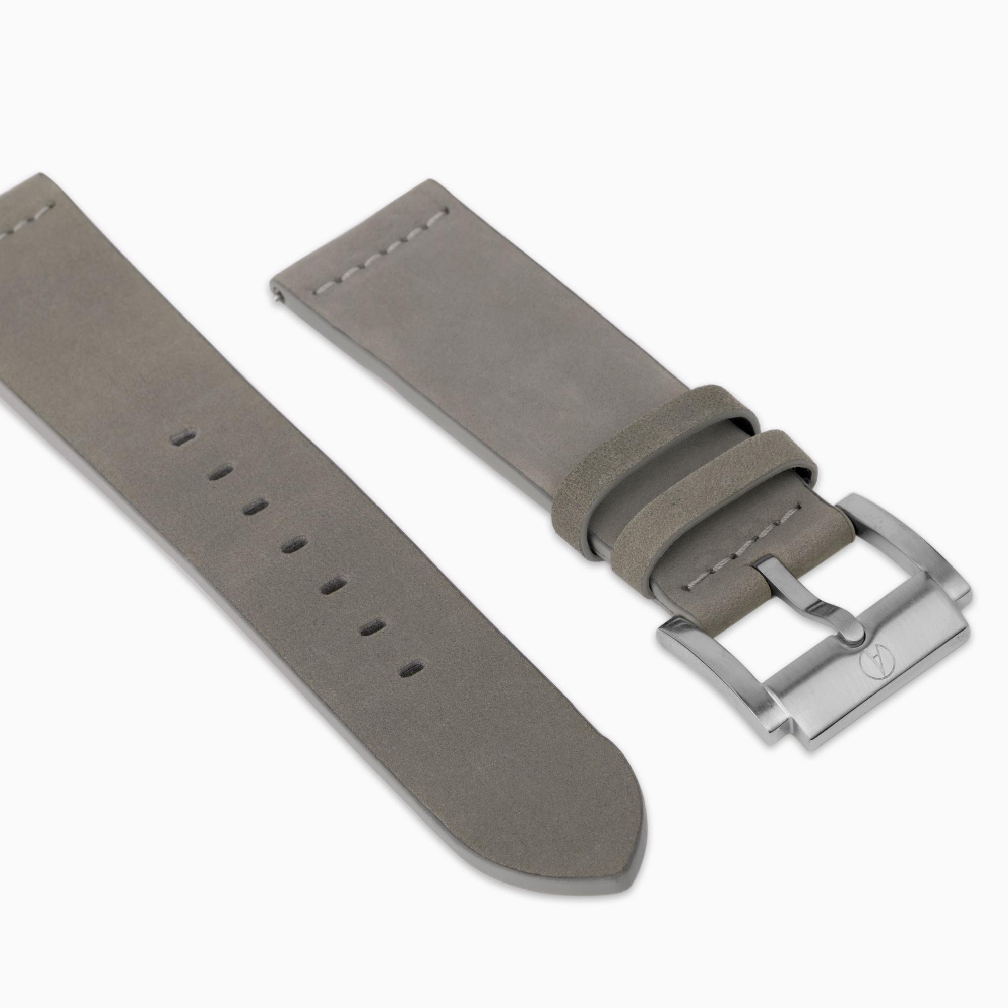 Accurist Origin Men's Grey Leather 22mm Strap